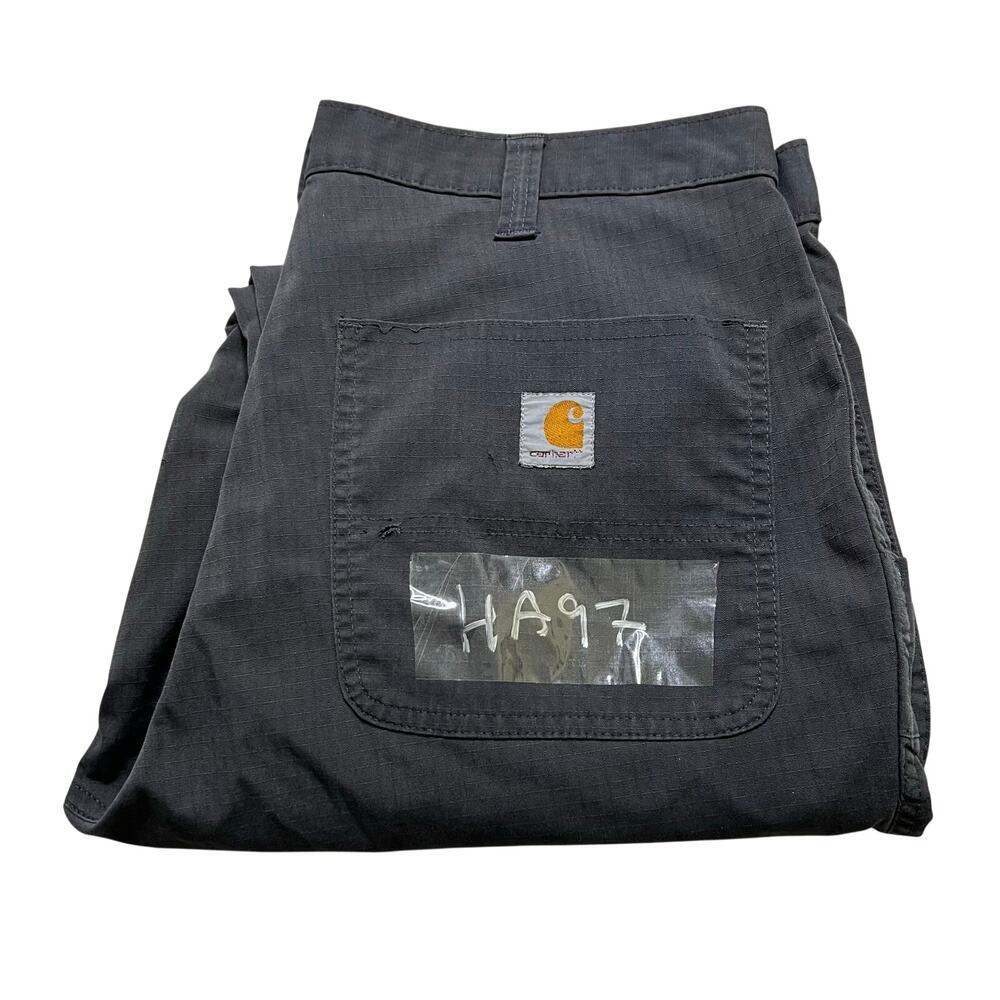 Carhartt Relaxed Fit Canvas Gray Men‎ 32x30 Work Pants Y2K Casual outdoors